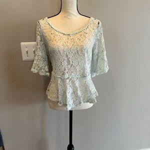 Free People Lace Blouse